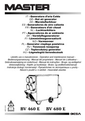 Master BV 680E Manuel De L'utilisateur