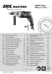 SKIL MASTERS F0156495 Notice Originale