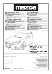 Mazda BHS2-V7-531 Instructions De Montage