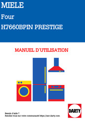 Miele H7660BPIN PRESTIGE Mode D'emploi Et Instructions De Montage