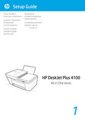 HP DeskJet Plus 4120 All-in-One Serie Guide De Configuration