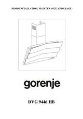 Gorenje DVG 9446 HB Installation, Entretien Et Utilisation