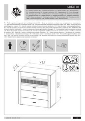 ML MEBLE ARKO 08 Notice De Montage