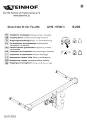 Steinhof S-296 Notice De Montage Et D'utilisation