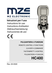 MZ electronic HC400 Instructions D'utilisation