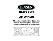 Jensen JHD1130 Guide D'installation Et D'operation