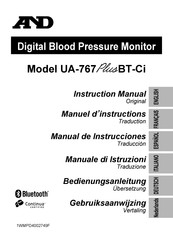 A&D UA-767PBT-Ci Manuel D'instructions