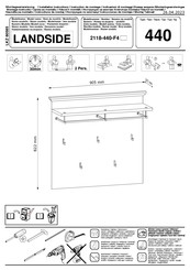 trendteam LANDSIDE 2118-440-F4 Instructions De Montage