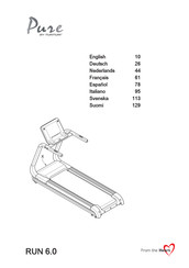 Tunturi Pure RUN 6.0 Mode D'emploi