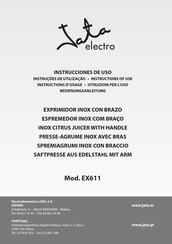 Jata electro EX611 Instructions D'usage