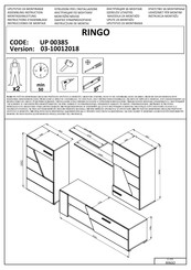 Dedeman UP 00385 Instructions D'assemblage