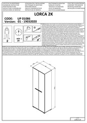 Dedeman UP 01086 Instructions D'assemblage