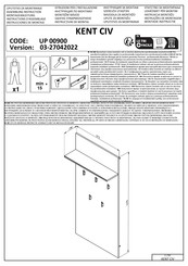 Xxxlutz UP 00900 Instructions D'assemblage