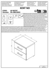 Xxxlutz UP 00797 Instructions D'assemblage