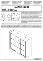 Dedeman UP 01072 Instructions D'assemblage