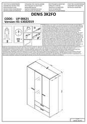 Emmezeta DENIS 3K2FO Instructions D'assemblage