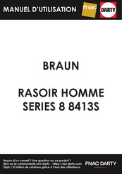 Braun 8413S Mode D'emploi