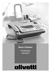 Olivetti Fax-Lab 275 Manuel D'utilisation