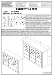 Forma Ideale UP 00845 Instructions D'assemblage