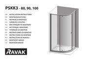 RAVAK 0028428 Instructions De Montage