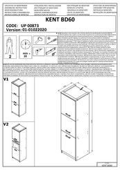 Dedeman UP 00873 Instructions D'assemblage