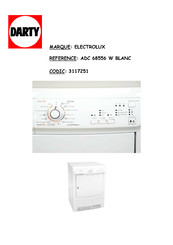 Electrolux ARTHUR MARTIN ADC68556W Notice D'utilisation