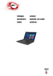 Lenovo 4239148 Guide De L'utilisateur
