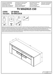 Dedeman UP 00454 Instructions D'assemblage