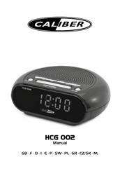 Caliber HCG 002 Mode D'emploi