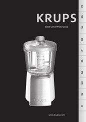 Krups MINI CHOPPER GVA208 Mode D'emploi