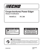 Echo Power Edger PE-280 Manuel D'utilisation