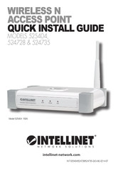 Intellinet Network Solutions 525404 Guide D'installation Rapide