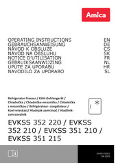 Amica EVKSS 352 210 Notice D'utilisation