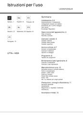 Hotpoint Ariston LFTA+ H204 Mode D'emploi