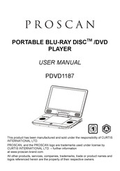 ProScan PDVD1187 Mode D'emploi