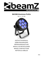 Beamz professional BAC500 Manuel D'instructions