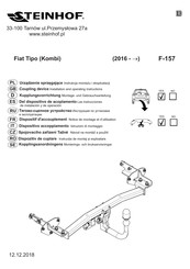 Steinhof F-157 Notice De Montage Et D'utilisation