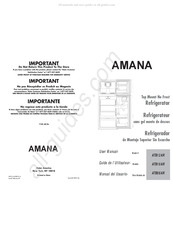 Amana ATB12AR Guide De L'utilisateur