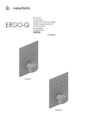 newform ERGO-Q 70443E Instructions De Montage