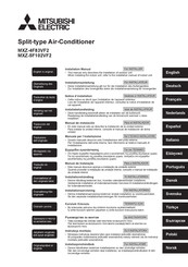 Mitsubishi Electric MXZ-4F83VF2 Notice D'installation