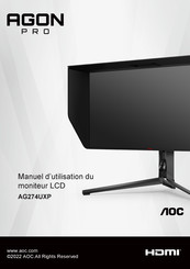 AOC AGON PRO AG274UXP Manuel D'utilisation