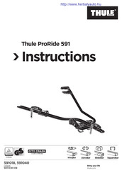 Thule 591 Instructions