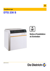 De Dietrich DTG 230 S Notice D'installation Et D'entretien