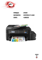 Epson ET-4550 Guide D'utilisation