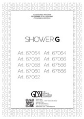 Gessi SHOWER G 67064 Manuel D'installation