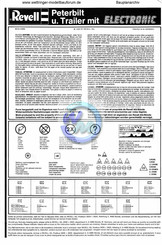 REVELL Peterbilt u. Trailer 8016 Mode D'emploi