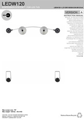 Omnimount LEDW120 Manuel D'instructions