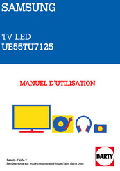 Samsung UE55TU7125 Manuel