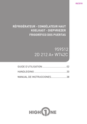 HIGH ONE 2D 212 A+ W742C Guide D'utilisation