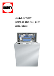 Indesit DISR 57M19 Mode D'emploi